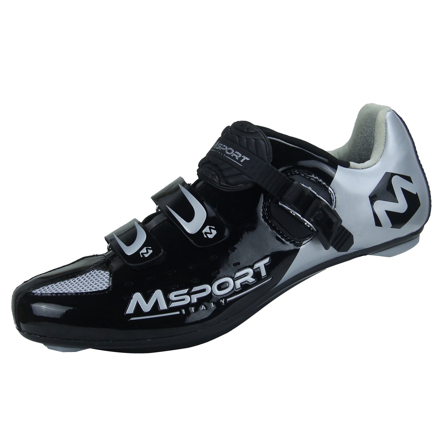 Scarpe da Ciclismo Traspiranti e Compatibili con Pedali a 3 Fori - Nero