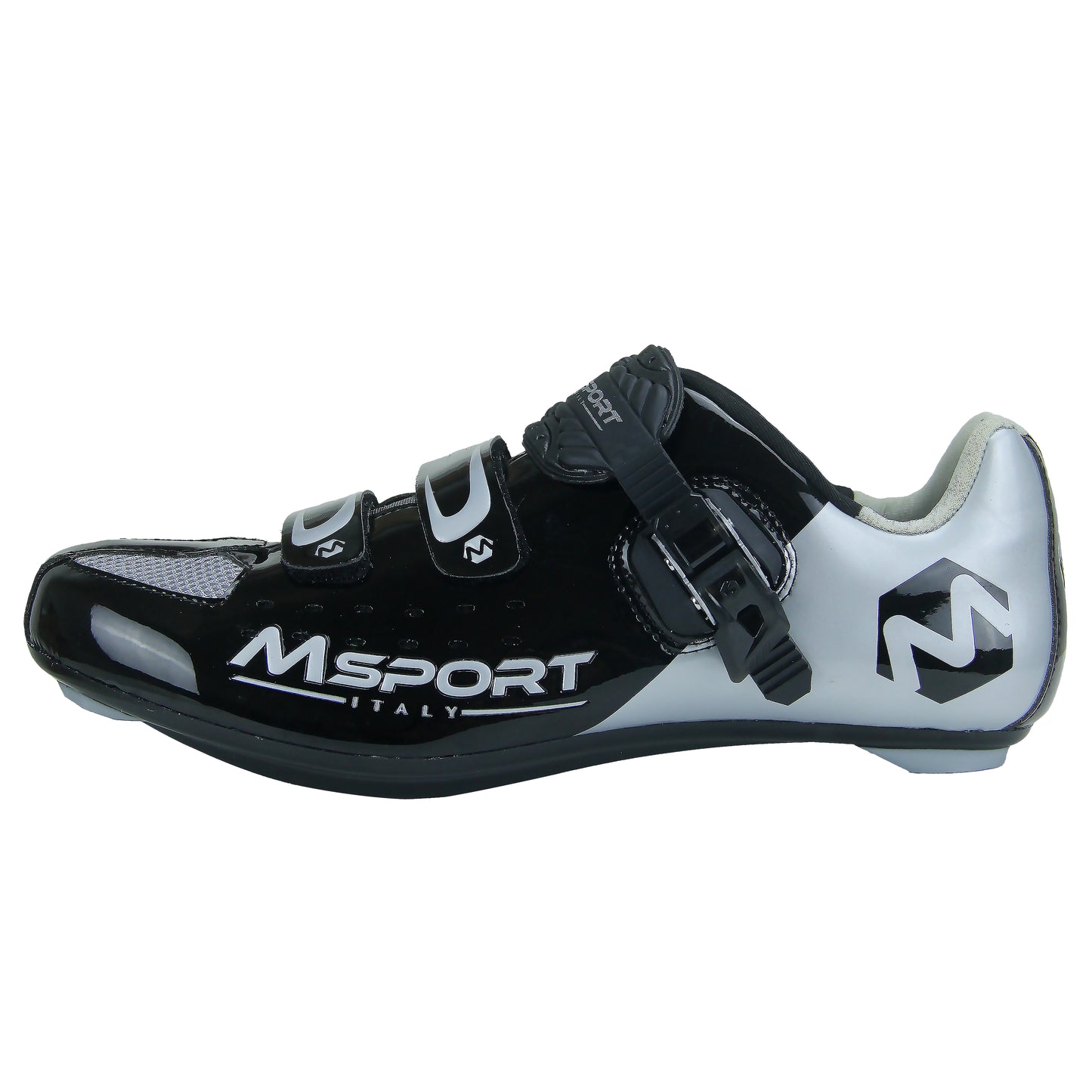 Scarpe da Ciclismo Traspiranti e Compatibili con Pedali a 3 Fori - Nero