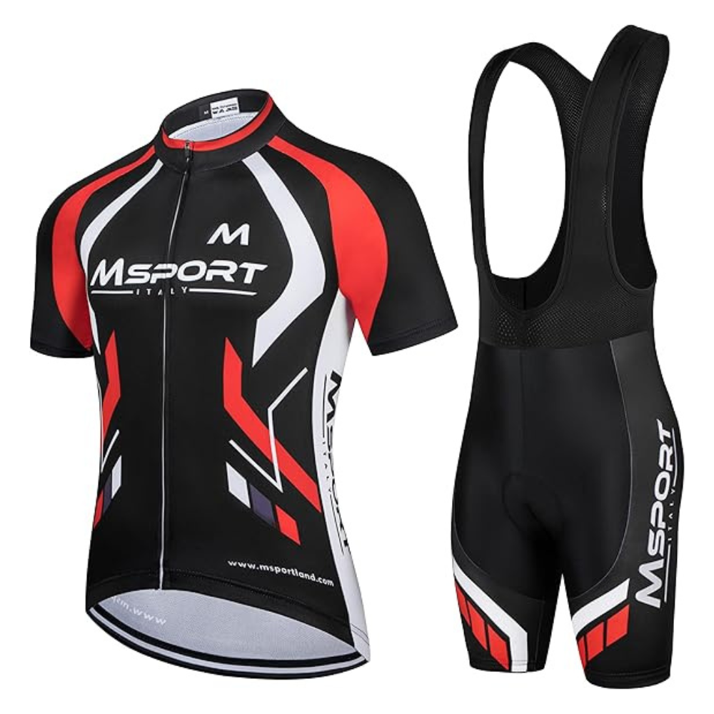 Abbigliamento ciclismo set completo + Salopette Pantaloncini imbottiti Gel 5D