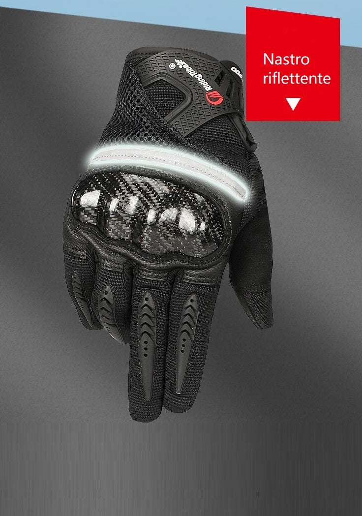 Carbon Fiber Anti-Fall Motorcycle Gloves