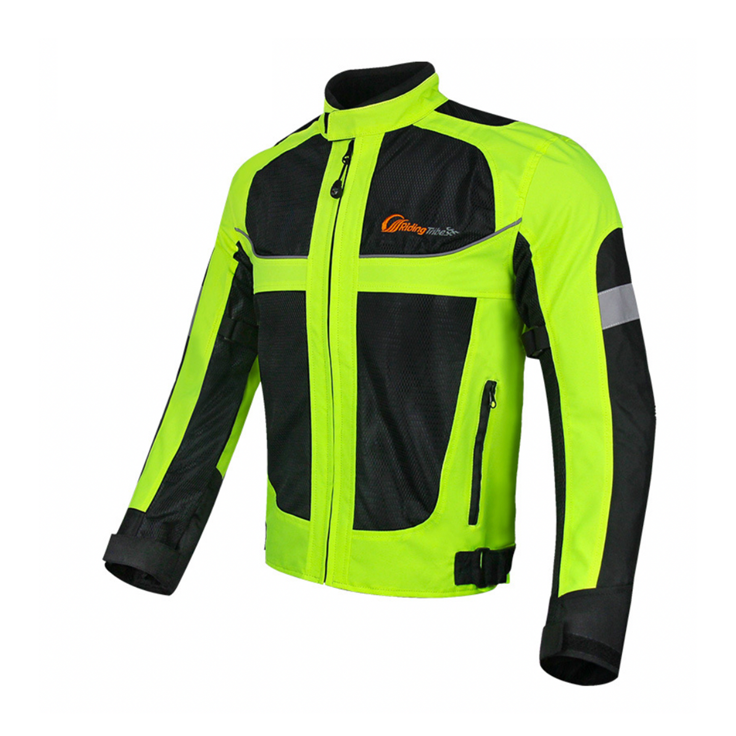 Reflective Motorcycle Jacket with Removable Protection