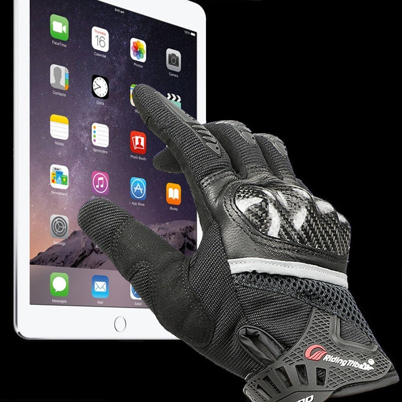 Carbon Fiber Anti-Fall Motorcycle Gloves