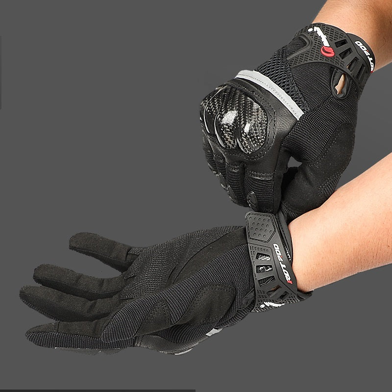 Carbon Fiber Anti-Fall Motorcycle Gloves