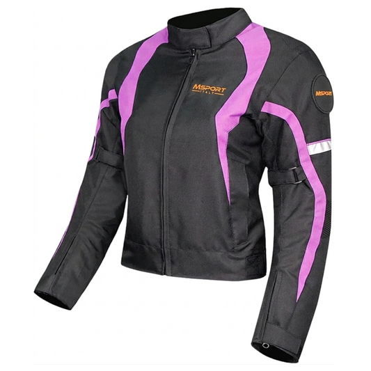 Giacca Moto Donna Impermeabile con Fodera Termica e Protezioni CE