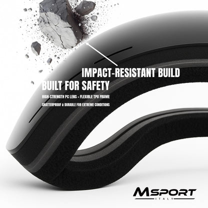 Maschera da Sci Antinebbia – Compatibile con Occhiali da Vista (OTG), Protezione UV400 e Visione Chiara per Sci e Snowboard