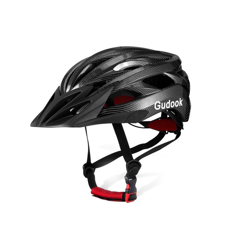 Cycling helmet with rear light