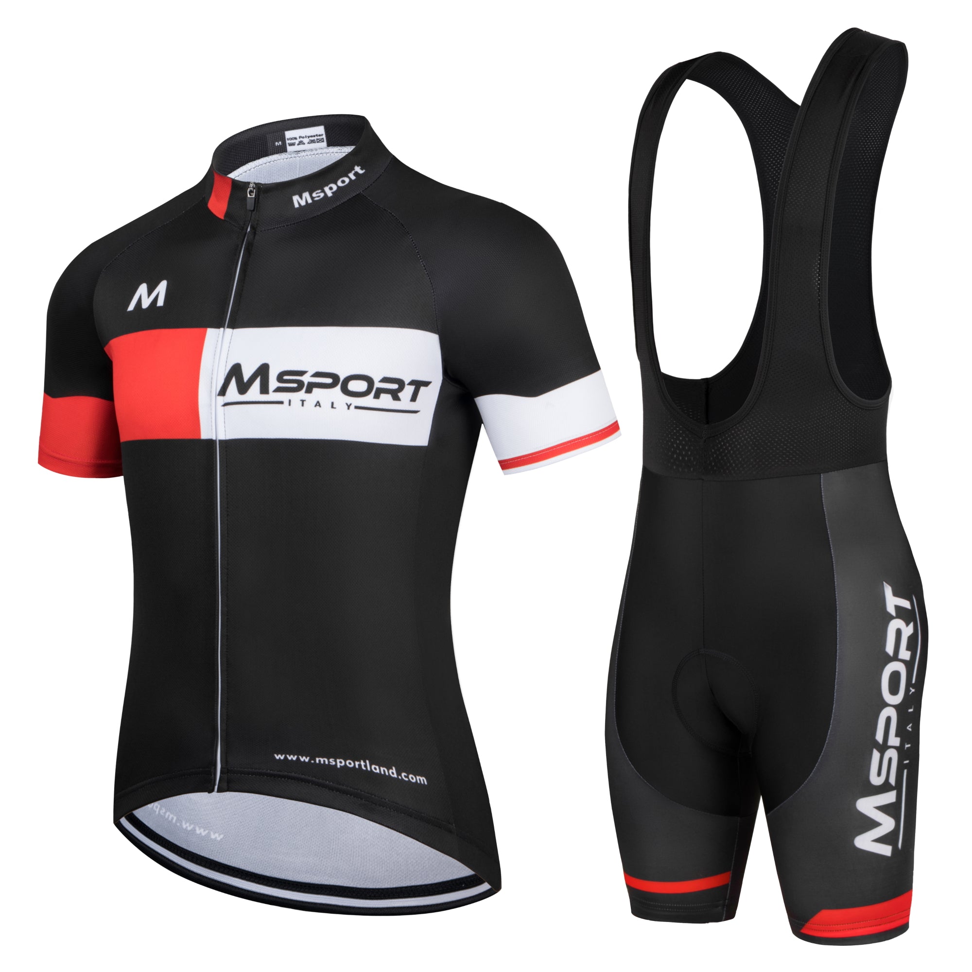 Abbigliamento ciclismo set completo + Salopette Pantaloncini