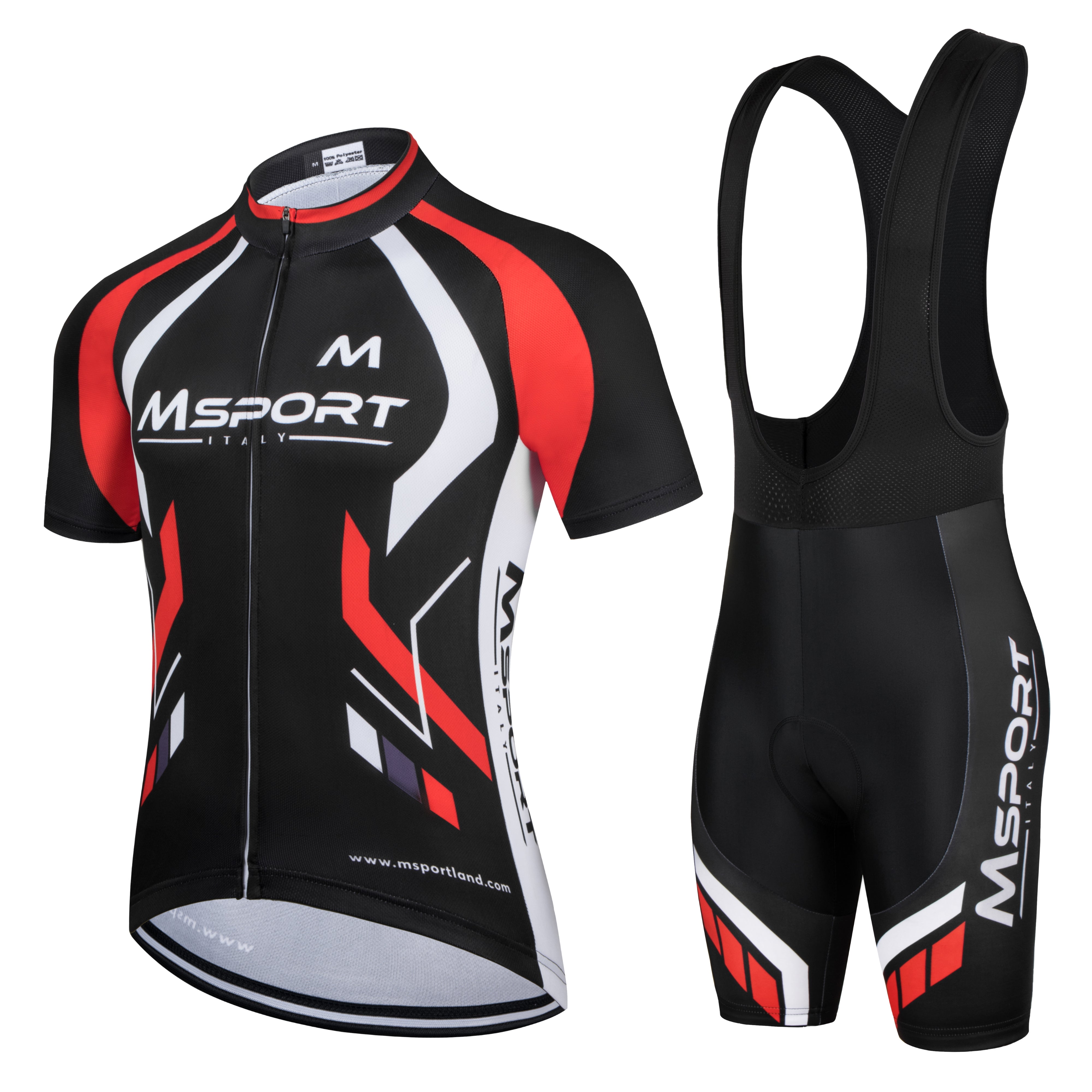 Abbigliamento ciclismo set completo + Salopette Pantaloncini