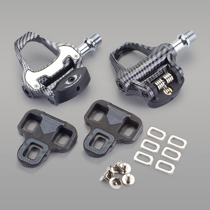 Carbon Fiber Road Bike Pedals Set