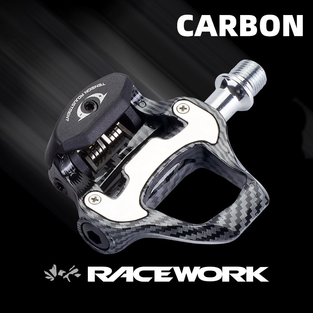 Carbon Fiber Road Bike Pedals Set