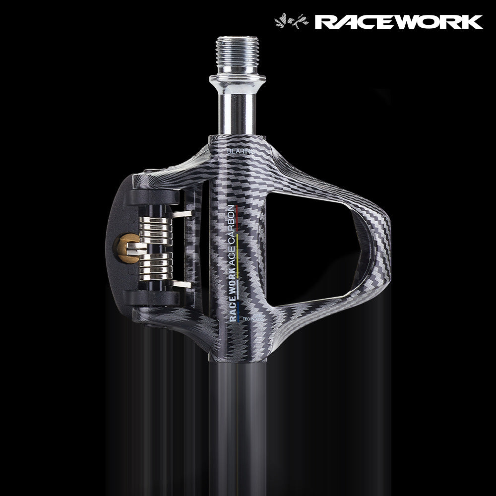 Carbon Fiber Road Bike Pedals Set